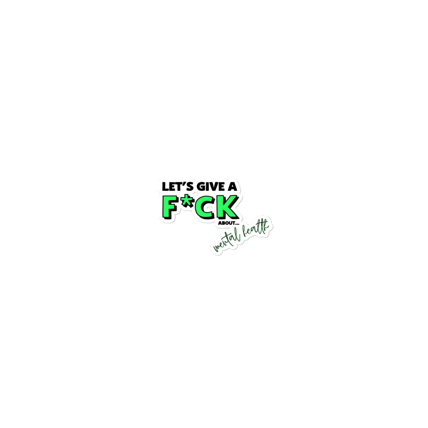 LGAF about Mental Health Sticker