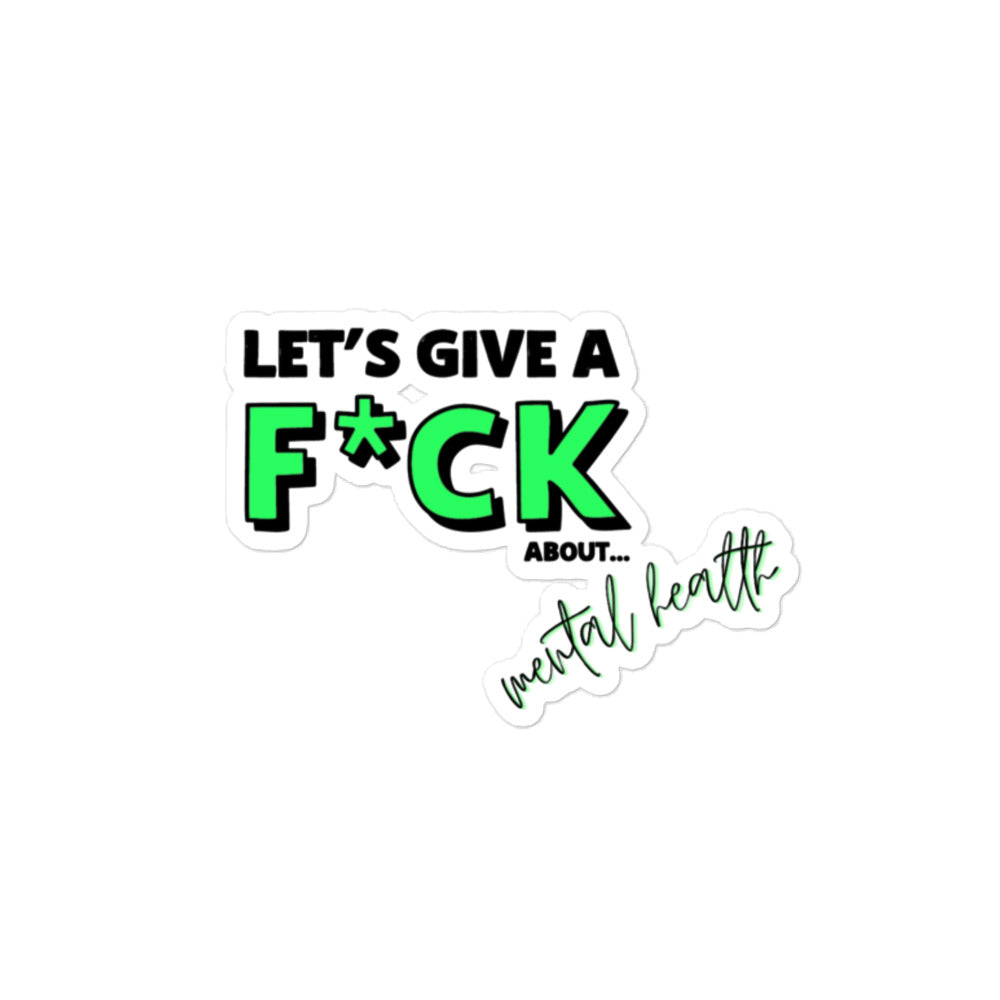 LGAF about Mental Health Sticker